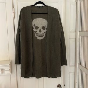 Skull Cashmere 100% Cashmere Cardigan